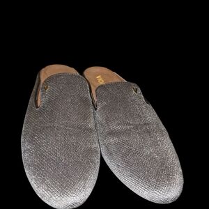 Vionic Metallic Silver Slip-On Loafers